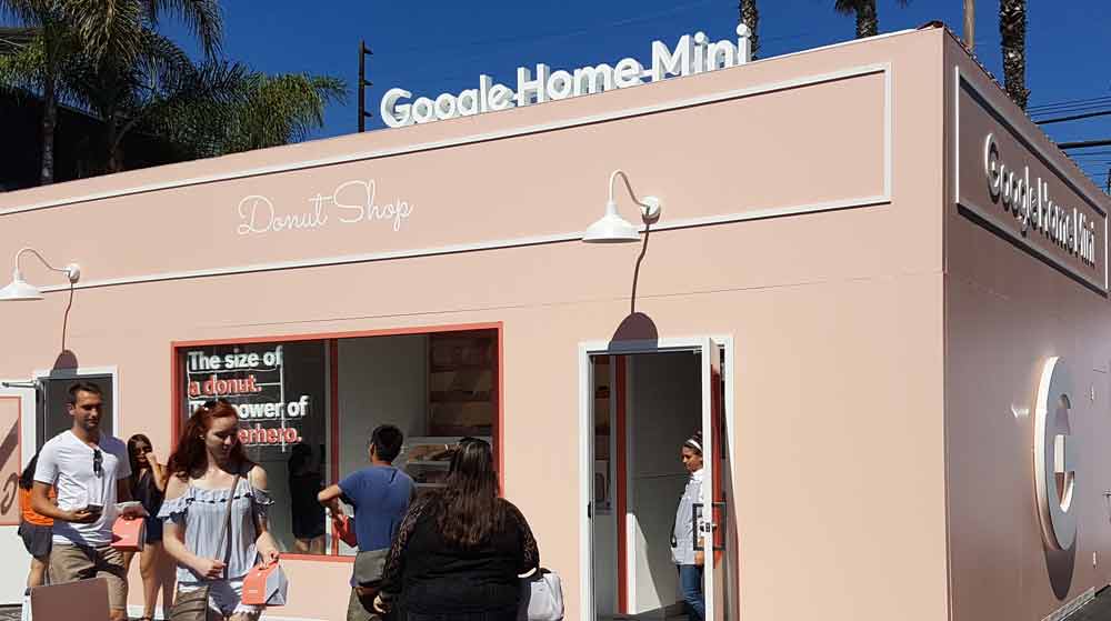 Google Home Mini Popup Store LA